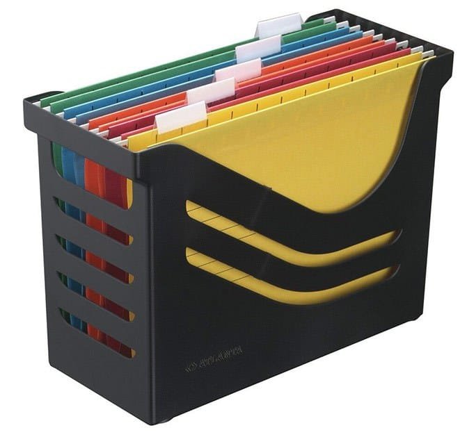 A colourful, simple, recycled suspension folder