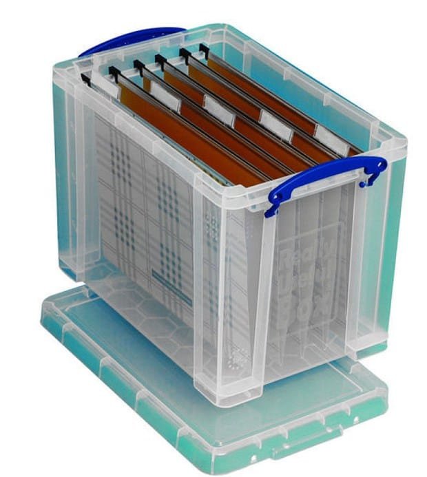 Really Useful teacher filing box with 10 suspension files