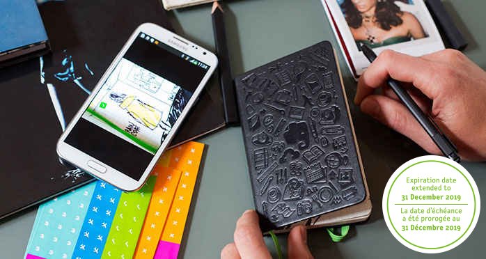 Evernote Smart Notebook by Moleskine digitises your paper notes