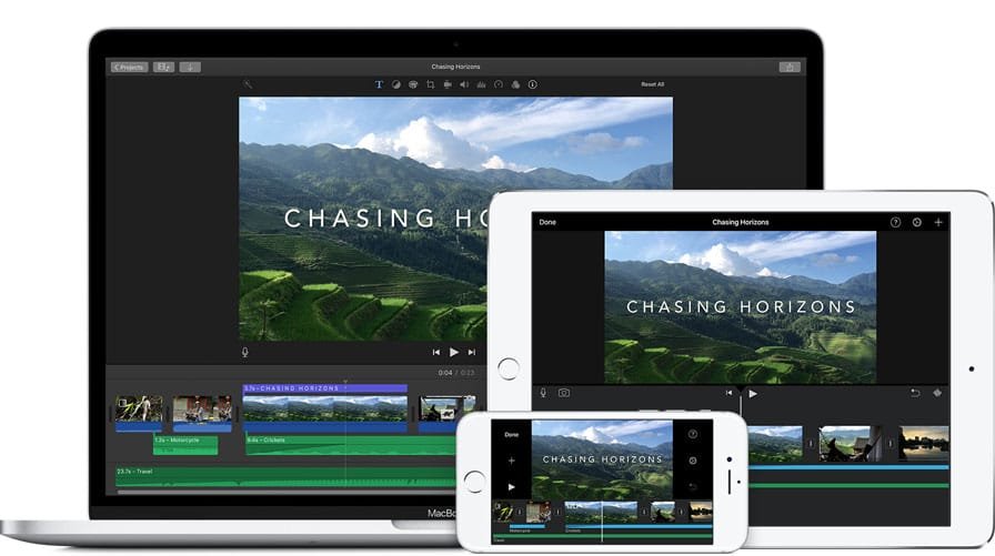 iMovie is a fast, fun, drag and drop moviemaking app