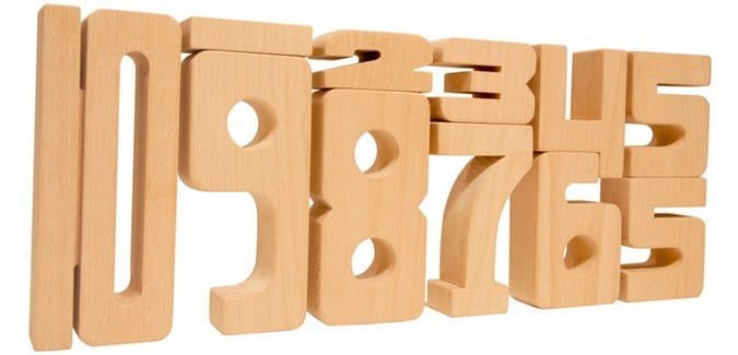 Sumblox: Unique wooden building blocks for maths