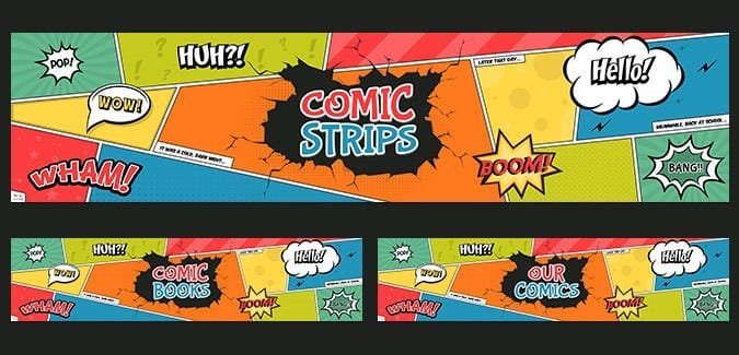 Comic Book Banners