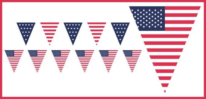 American Flag Bunting