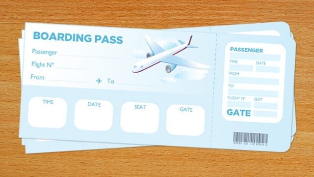 Boarding Pass Template