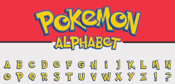 Pokemon Alphabet