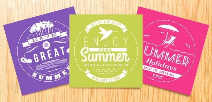 Summer Note Cards