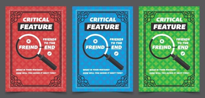 Critical feature poster set for KS2