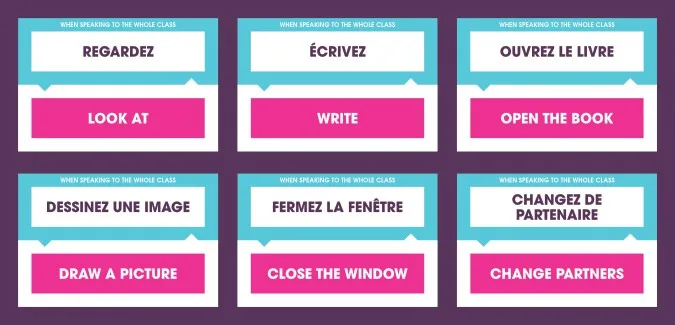 Learn French: Classroom Commands