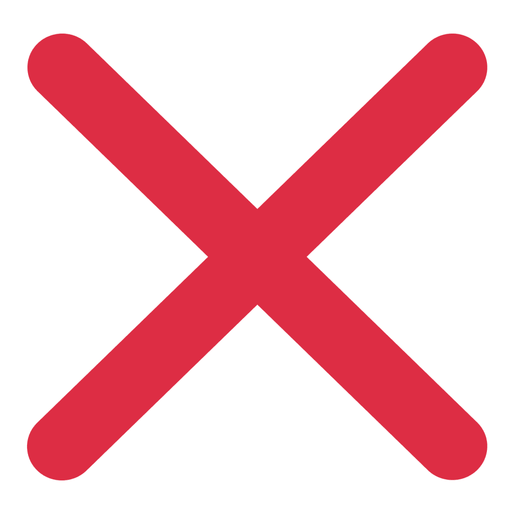 Red cross emoji