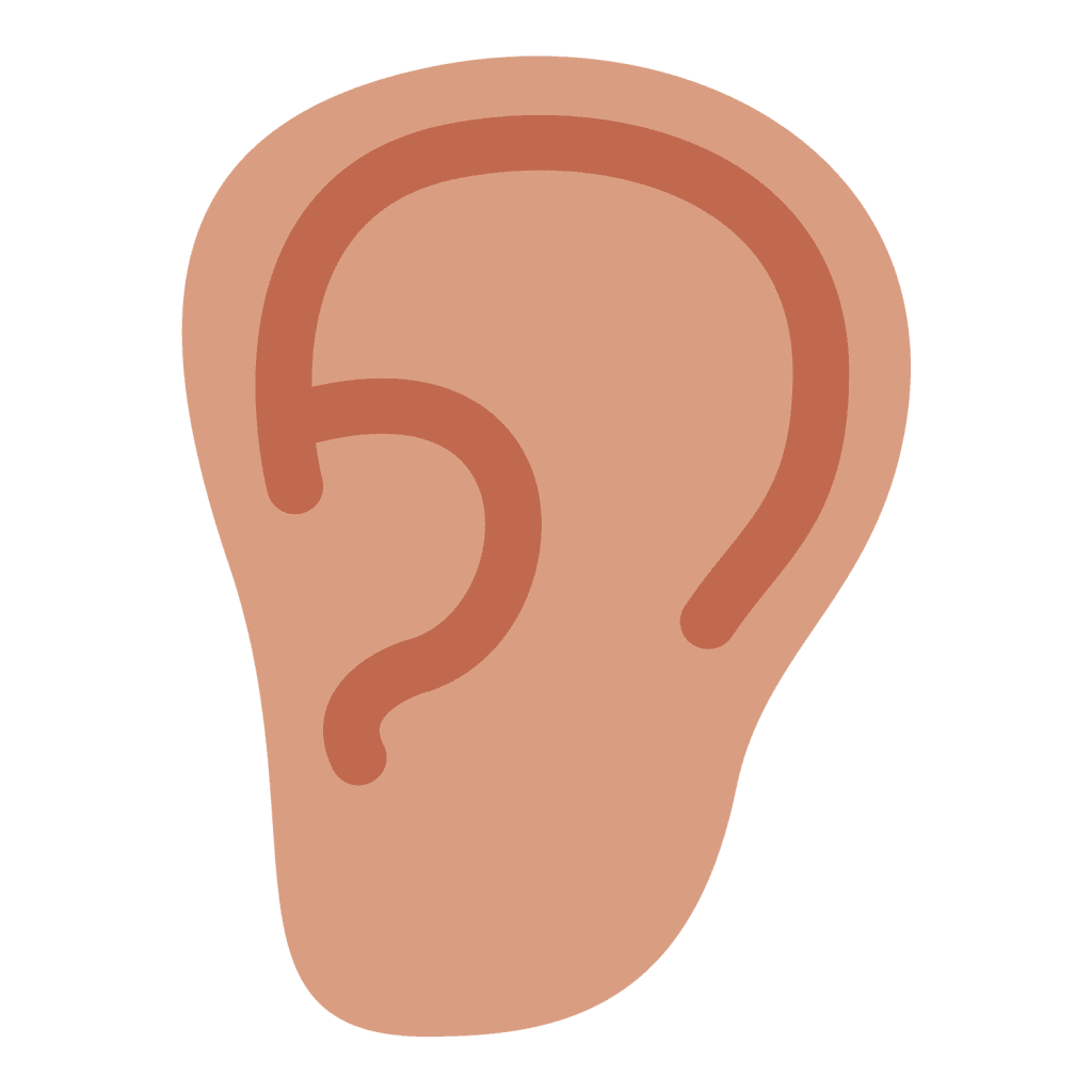 Ear emoji