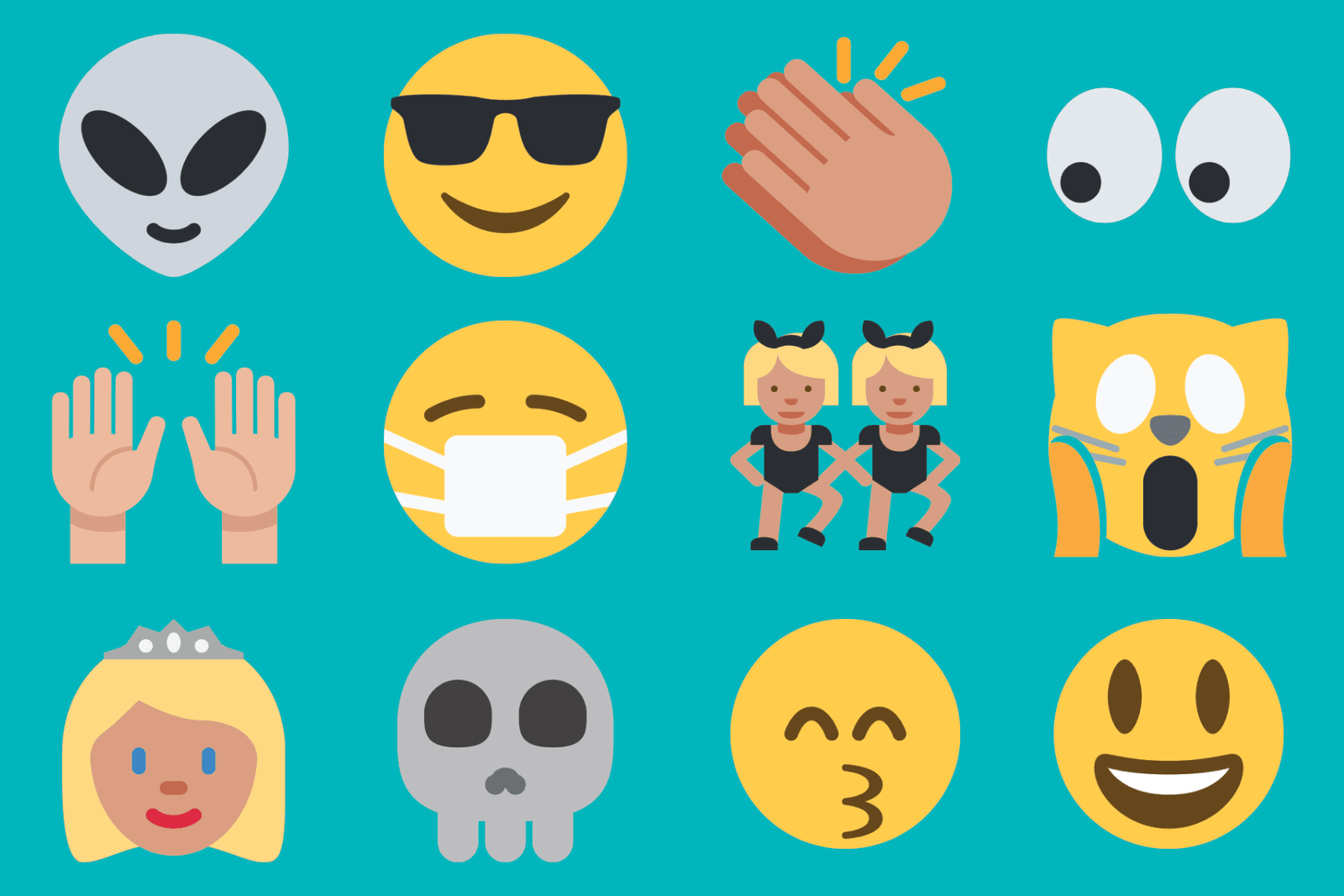 Large Emoji Icons – People