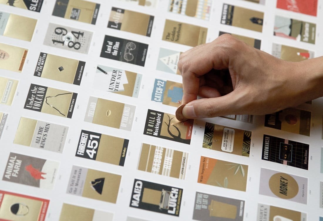 100 Essential Novels: Chart your reading progress with a fabulous scratch-off poster