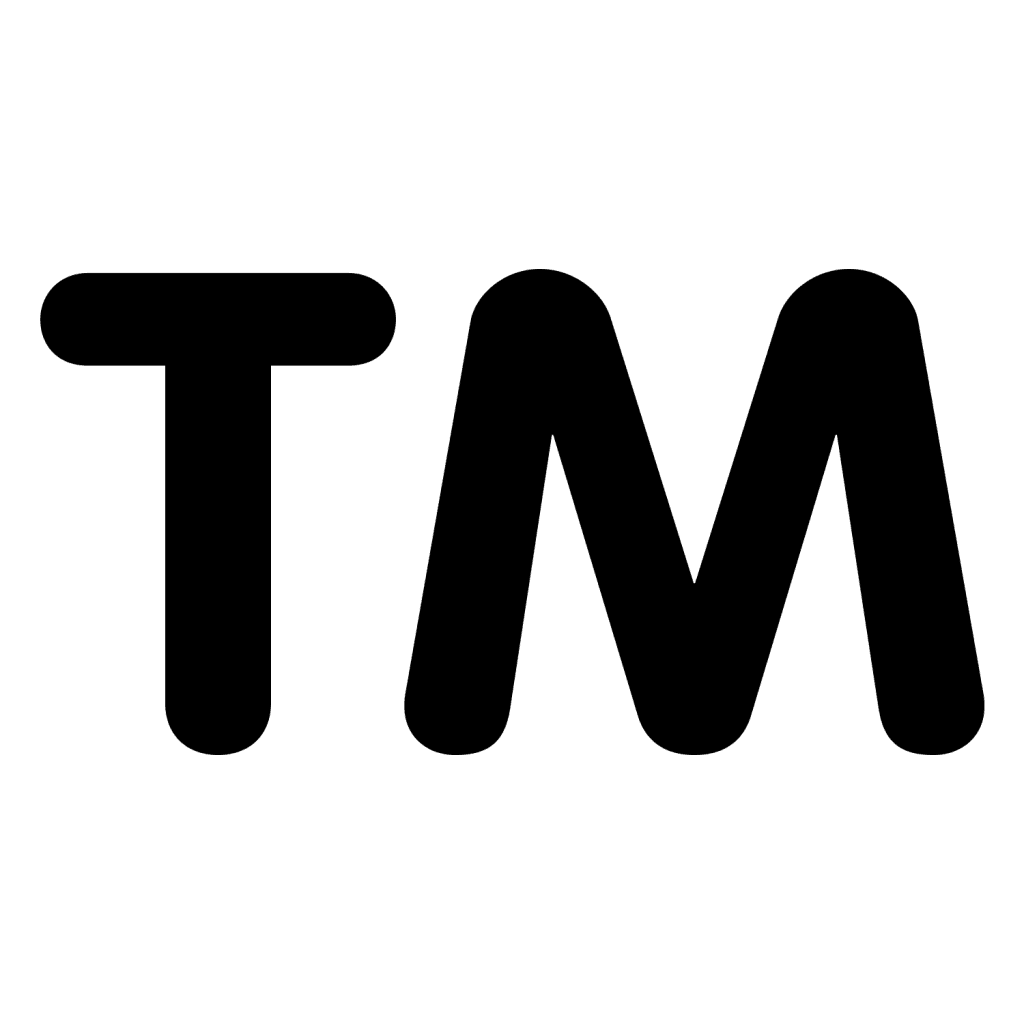 Black trademark emoji