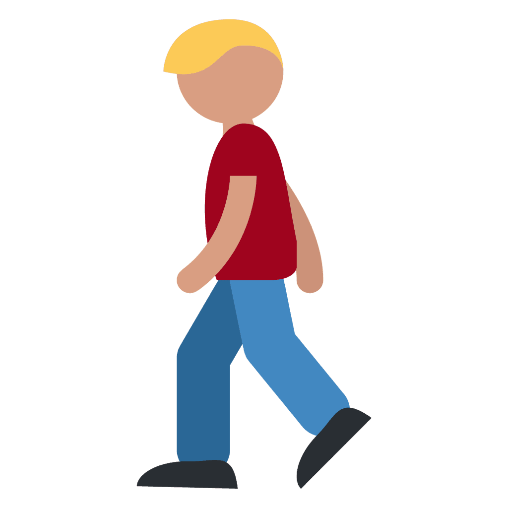 Walking emoji