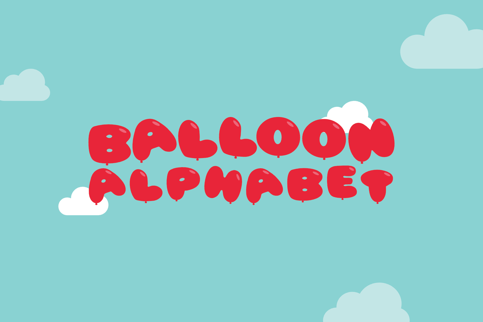 Red Balloon Alphabet