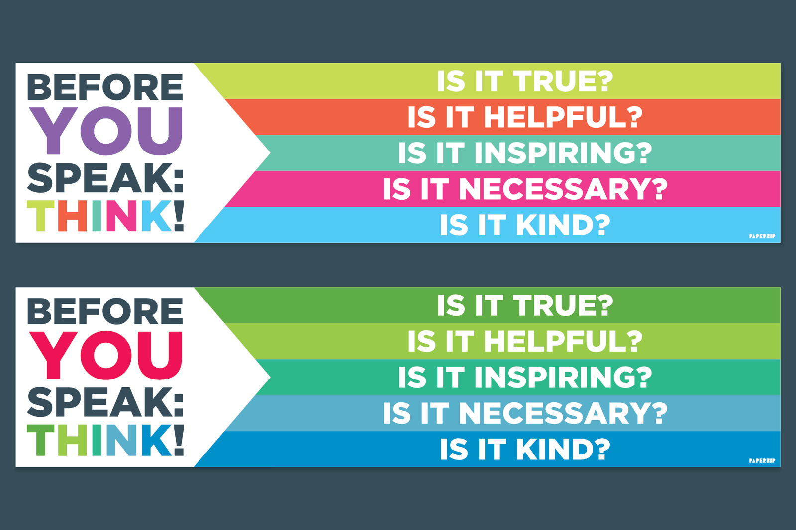 Before You Speak: THINK