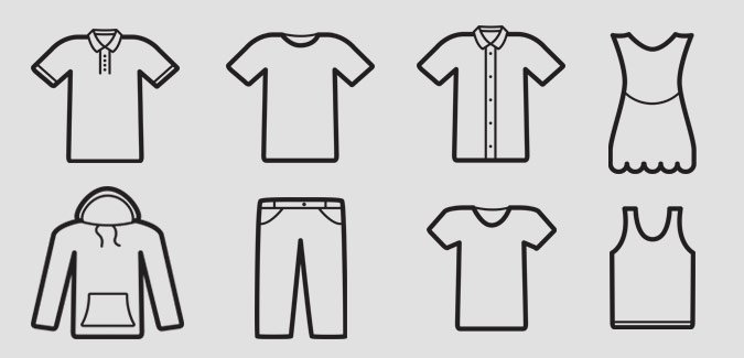 Blank Clothes Templates