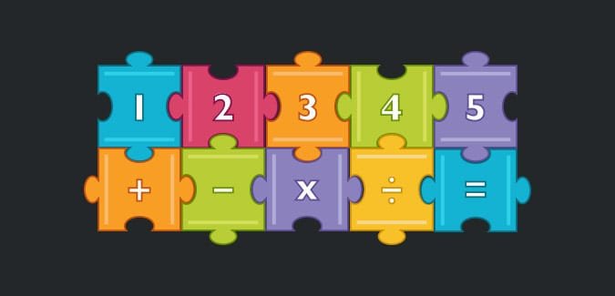 colourful jigsaw numbers free printable