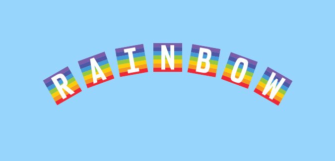 Rainbow Alphabet