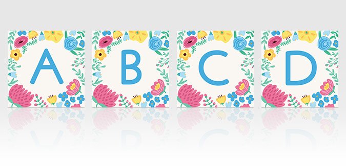 Flower Alphabet Vol. 1