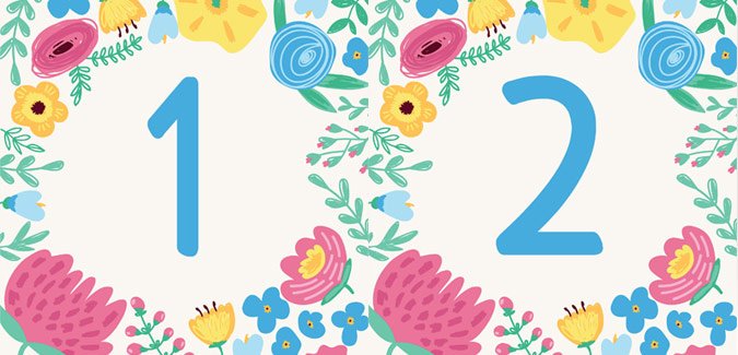 Flower Numbers Vol. 1