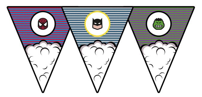 Superhero Bunting