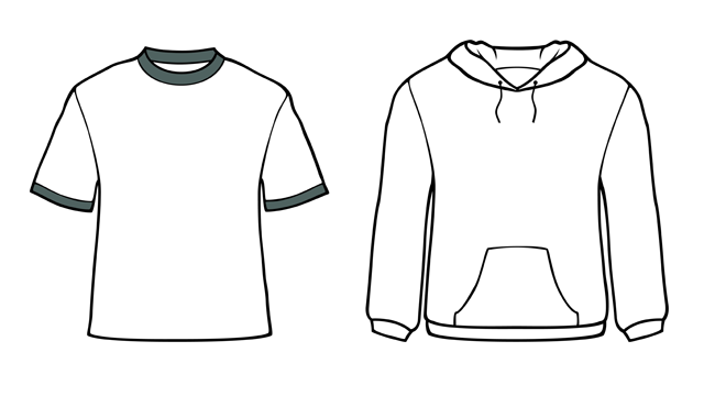 Top and T-Shirt Templates