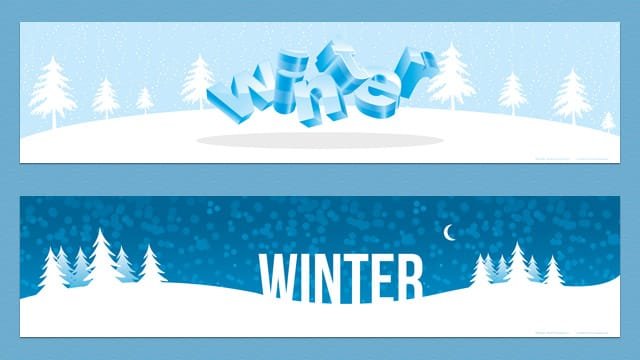 Winter Banners