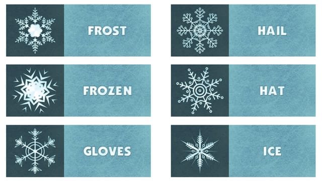 Winter Word Cards