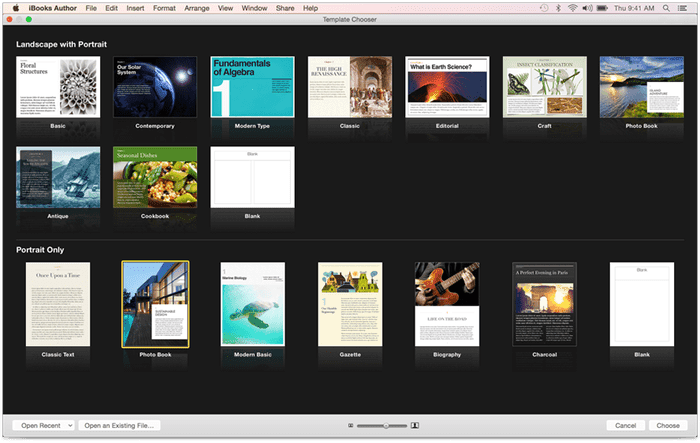 ibooks author gallery