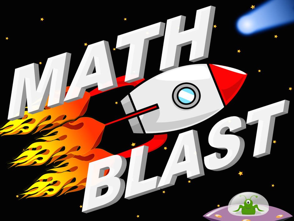 Math Blast is mental arithmetic in space