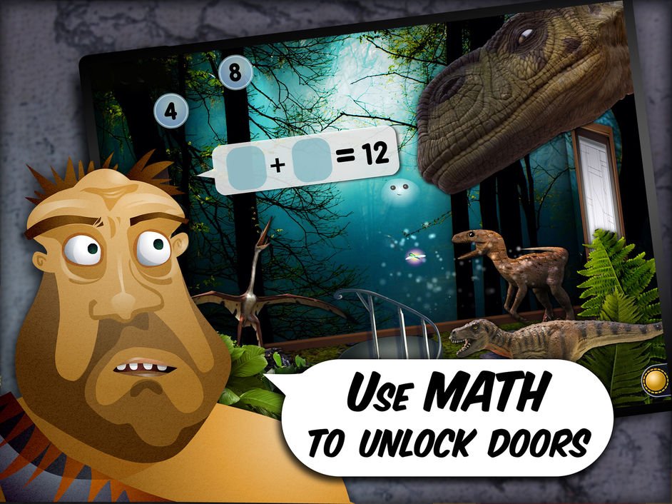 A screenshot from the numeracy app Mystery Math