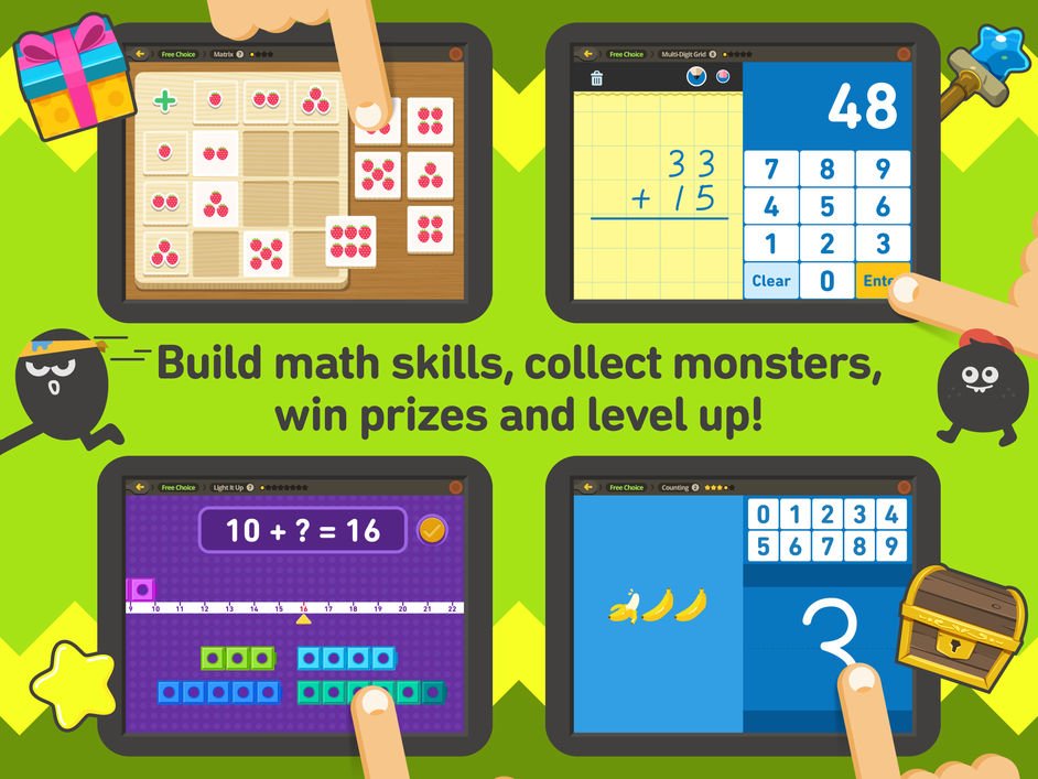 Geometry, counting, equations, time, money and more in Todo Maths