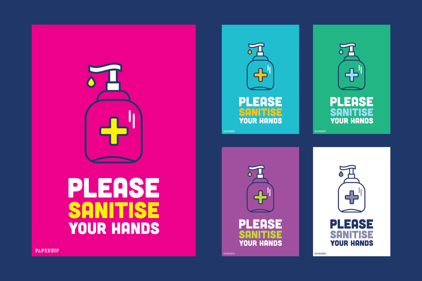 Coronavirus Posters – Please Sanitise Your Hands