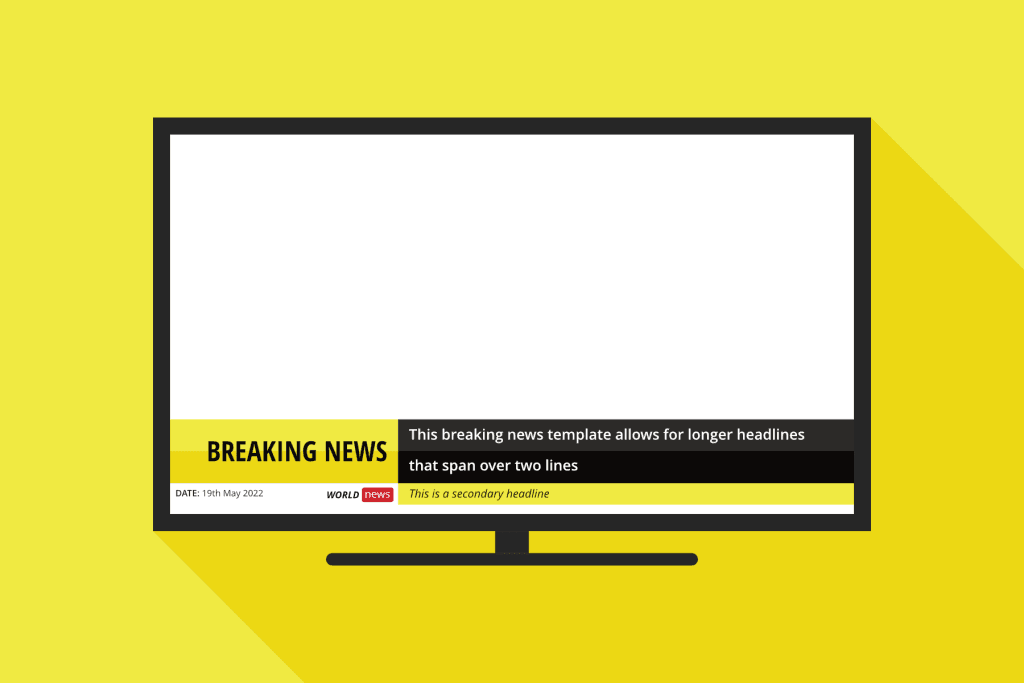 create headline sky news template