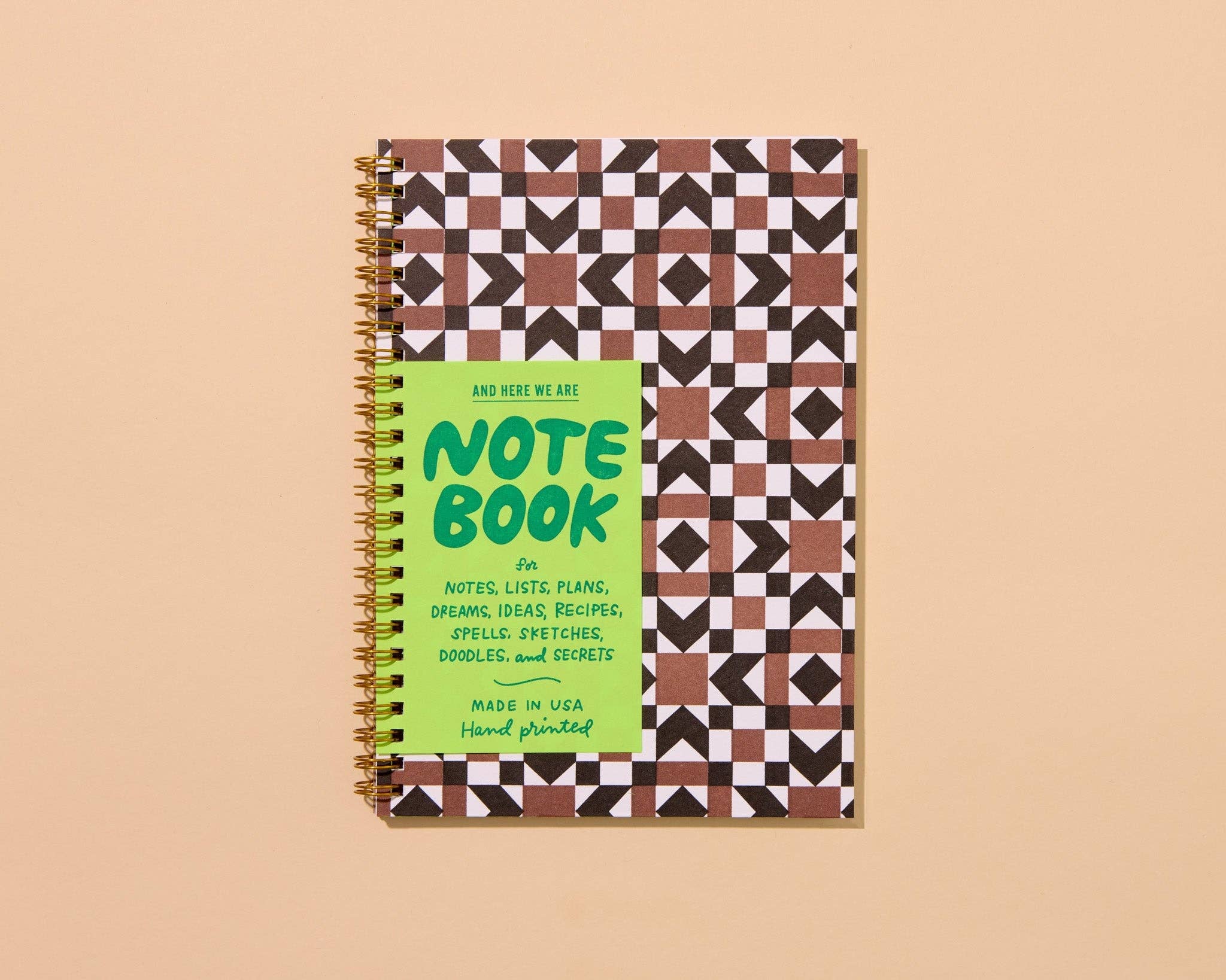 Autumn Quilt spiral notebook